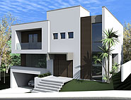 Perspectiva: Fachada Casa 02